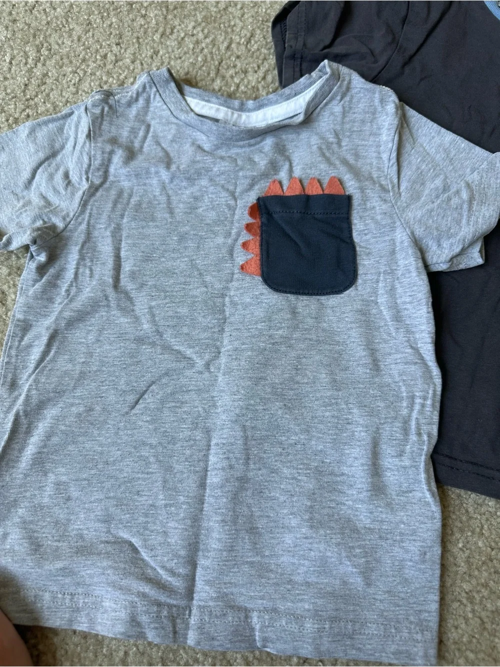 Tommy Bahama Toddler Boys 3T Pocket Graphic T-Shirt Bundle Dinosaur Dog